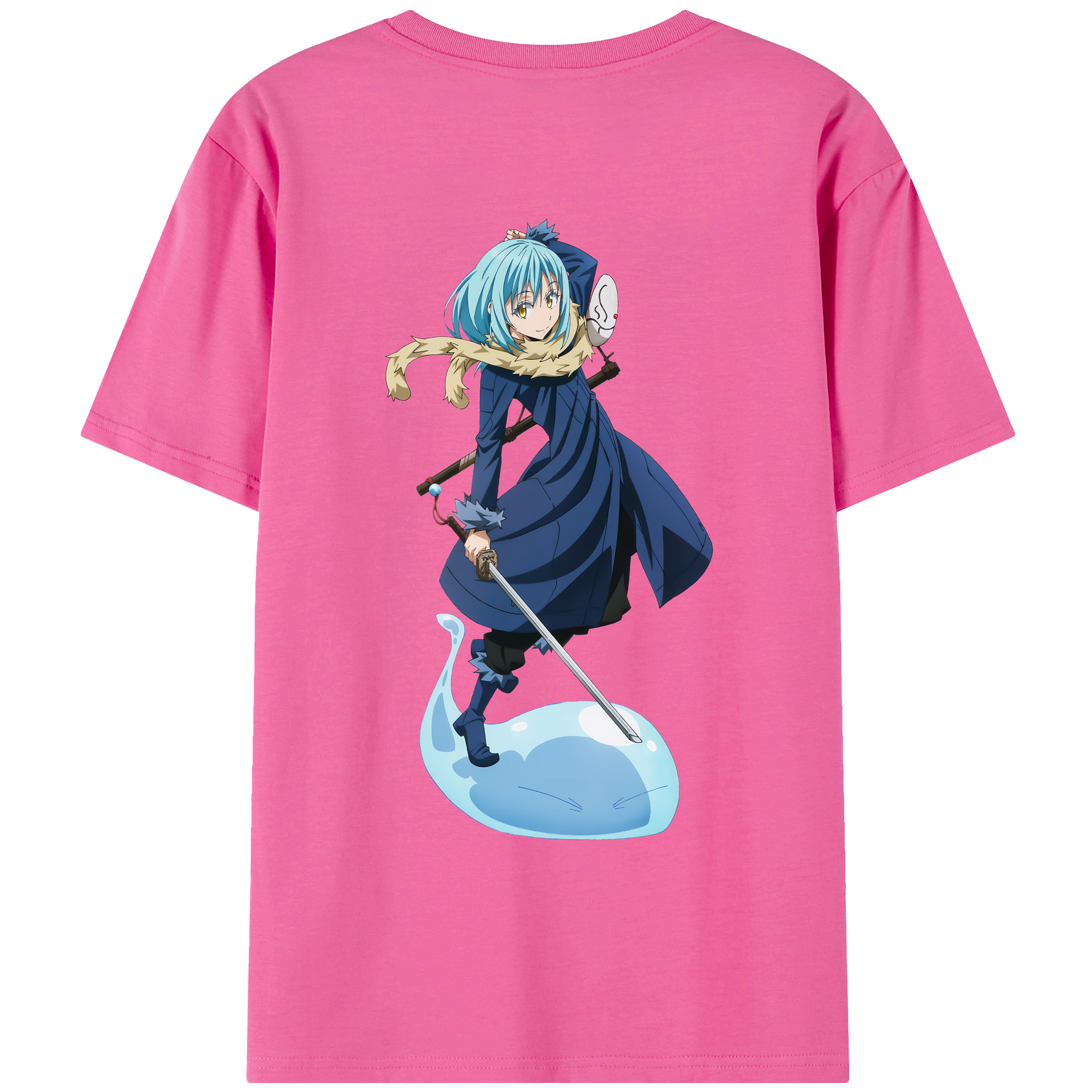 （画像用） 転スラ Regarding Reincarnated to Slime レディース半袖Tシャツ(バックプリント)